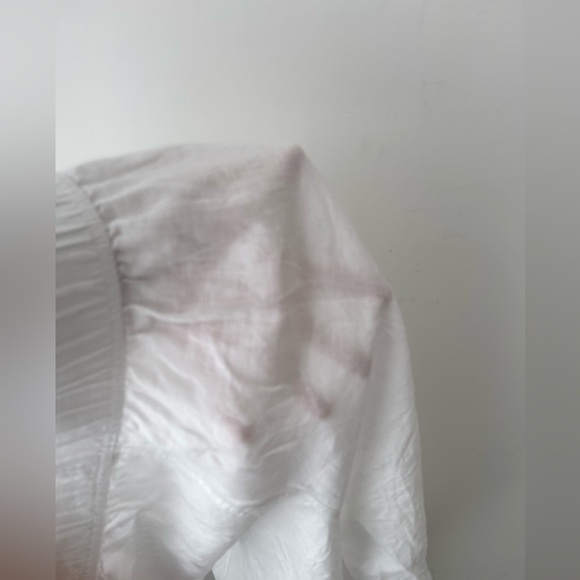 White linen high waist pant - Picture 14 of 14